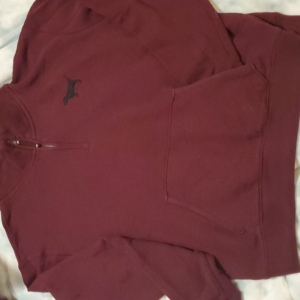 Half zip PINK sweatshirt